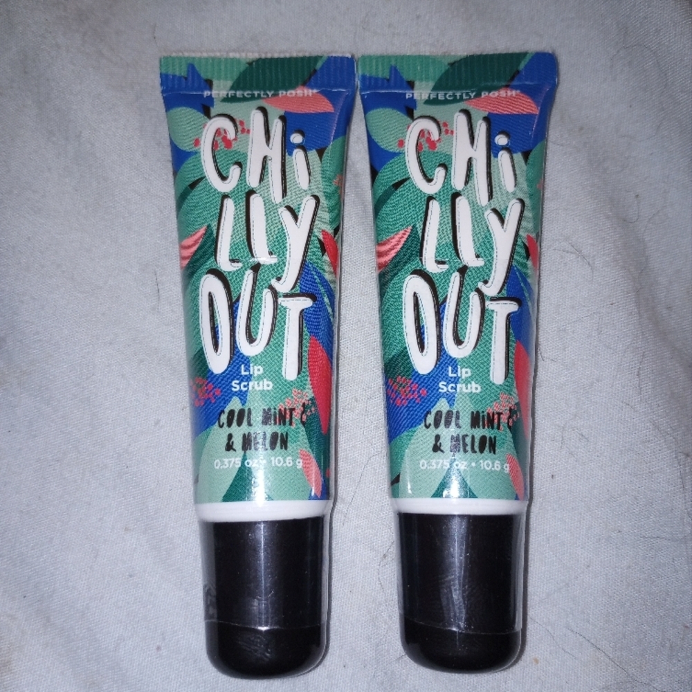 Perfectly Posh Chilly Out Lip Scrub - Cool Mint & Melon